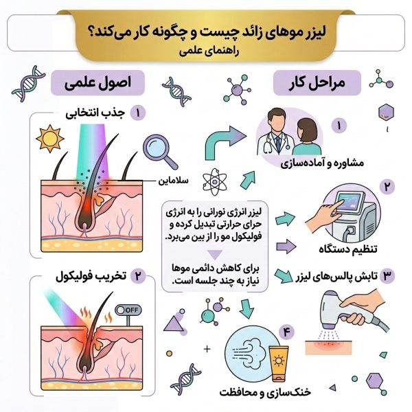 لیزر موهای زائد چیست؟